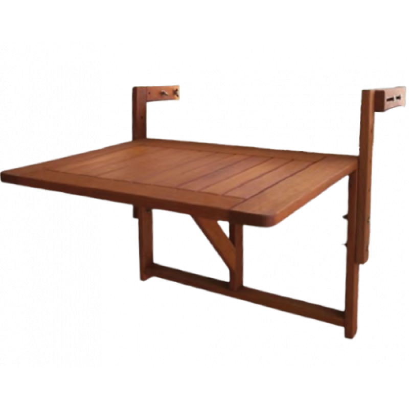 BALCONY τραπεζάκι κρεμαστό ξύλο meranti ΜΕΛΙ, 60x45xH55