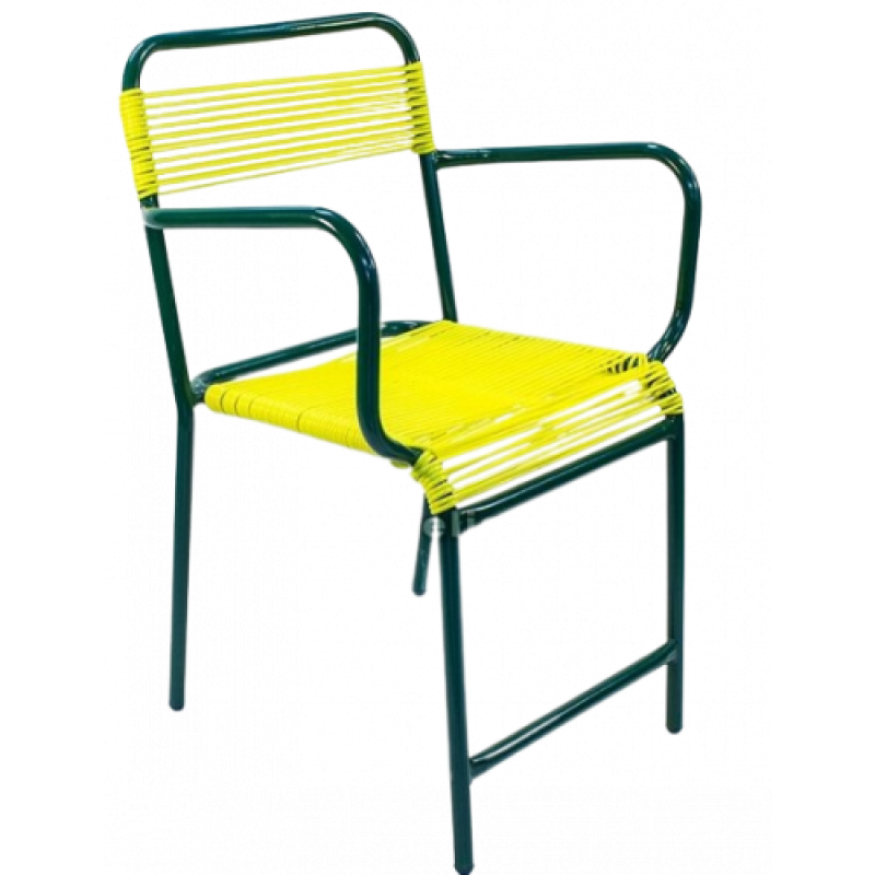 ΣΙΝΕΜΑ-ΚΜ πολυθρόνα εξοπλισμού μεταλλική με κορδόνι ΧΡΩΜΑ ΕΠΙΛΟΓΗΣ, 52x50x80