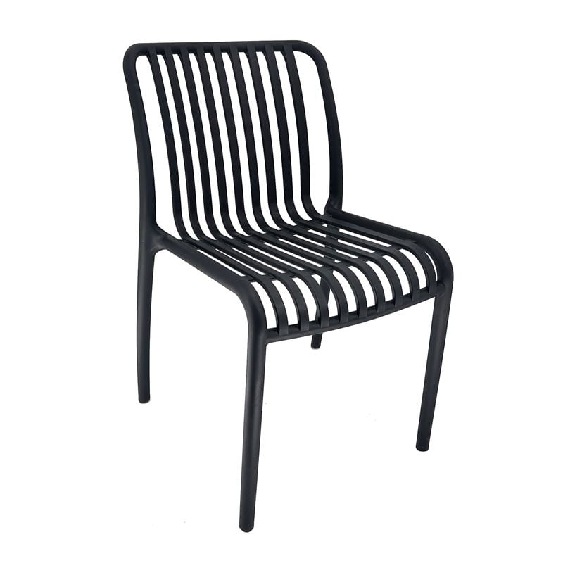 MODA-Ν Καρέκλα Στοιβαζόμενη PP, Απόχρωση Μαύρο Κωδικός: [Ε-00026059] Ε3801,5Ν ΔΙΑΣΤΑΣΕΙΣ 51x57x78cm