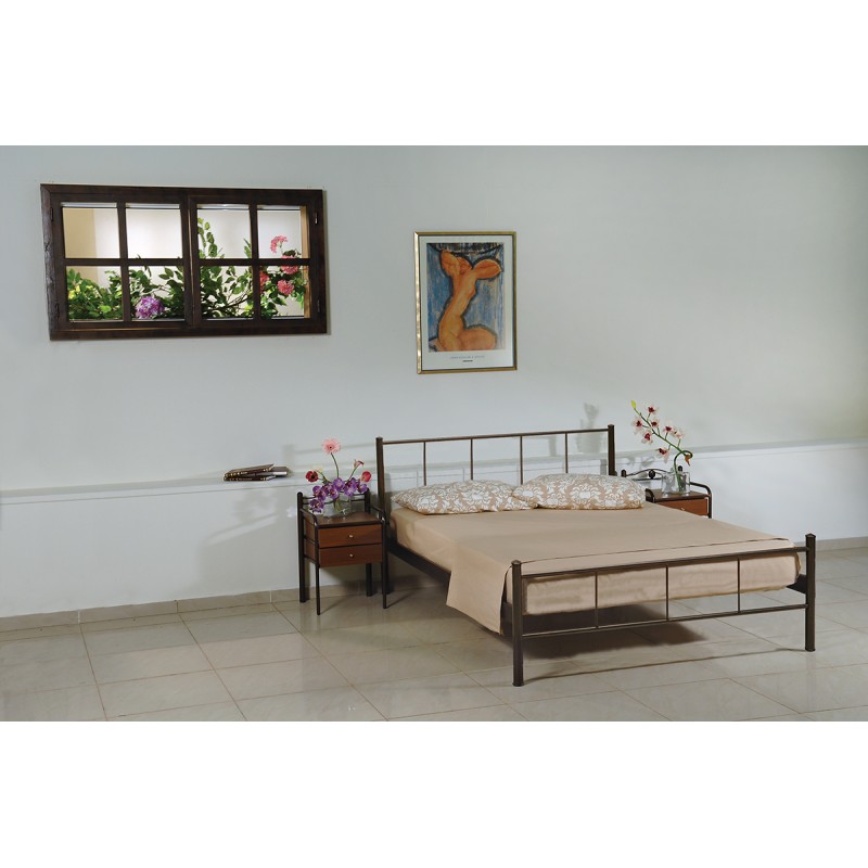 King Size Μεταλλικό Κρεβάτι Απιστία 208 x 168cm Κωδικός: 23983
