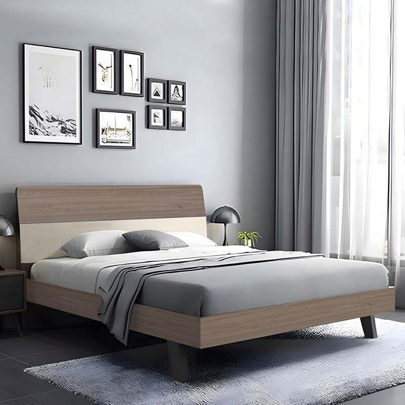 Vanity Κρεβάτι Υπέρδιπλο Ξύλινο Sonoma Oak-cream για Στρώμα 160x200cmΚωδικός: Ε7350,2