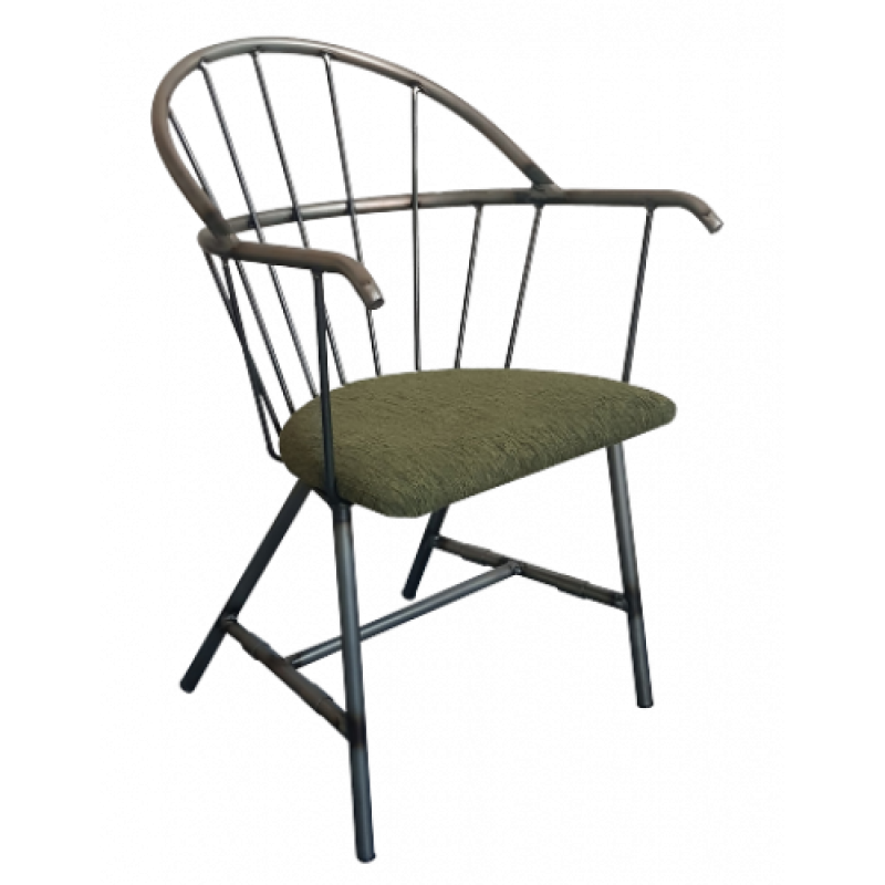 TS-452 πολυθρόνα εξοπλισμού μεταλλική με ταπετσαρία ΧΡΩΜΑ ΕΠΙΛΟΓΗΣ, 56x56xΗ90