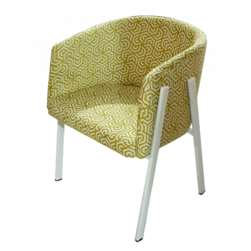 TS-409 πολυθρόνα εξοπλισμού μεταλλική με ταπετσαρία ΧΡΩΜΑ ΕΠΙΛΟΓΗΣ, 55x56xΗ85