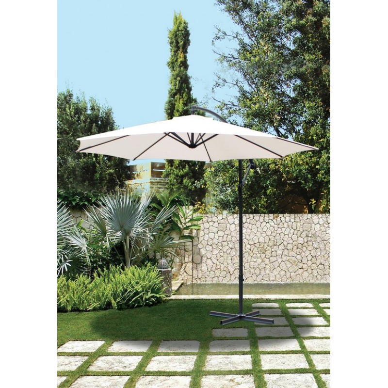 Γωνιακή Τετράγωνη Ομπρέλα 300 x 300cm ,Περιστρεφόμενη 360° , Με Αλουμίνιο Κορμό Κωδικός: 186755