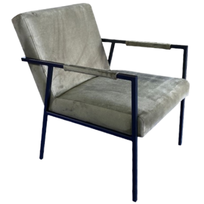 TS-542 πολυθρόνα εξοπλισμού μεταλλική με ταπετσαρία ΧΡΩΜΑ ΕΠΙΛΟΓΗΣ, 62x80xH85