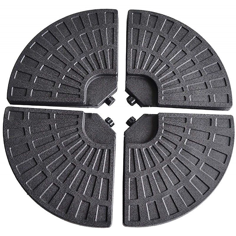 Πλαστικές Βάσεις Νερού 50 x 50 , 4 Τεμάχια x 12Lt Γιά Γωνιακές Ομπρέλες Κωδικός: 251480