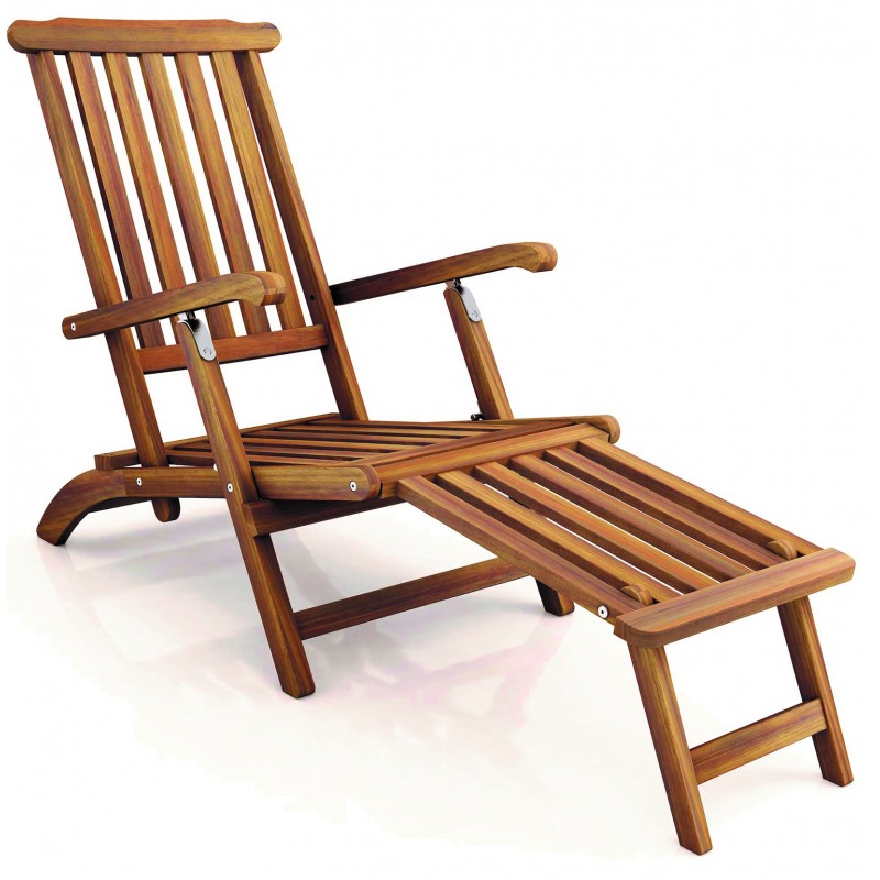 Ξύλινη Πολυθρόνα Dec Acacia Wood 148 X 57 X 89(h)cm Κωδικός: 22446