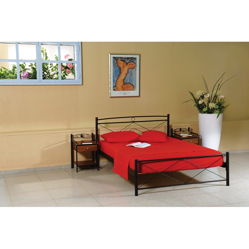 King Size Μεταλλικό Κρεβάτι Πυραμίδα 168 x 205cm Κωδικός: 23984