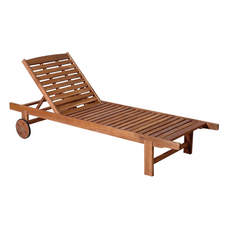 Ανακλινόμενη Ξαπλώστρα 197 x 74 x 33(h) cm ,Acacia Wood Κωδικός: 251420