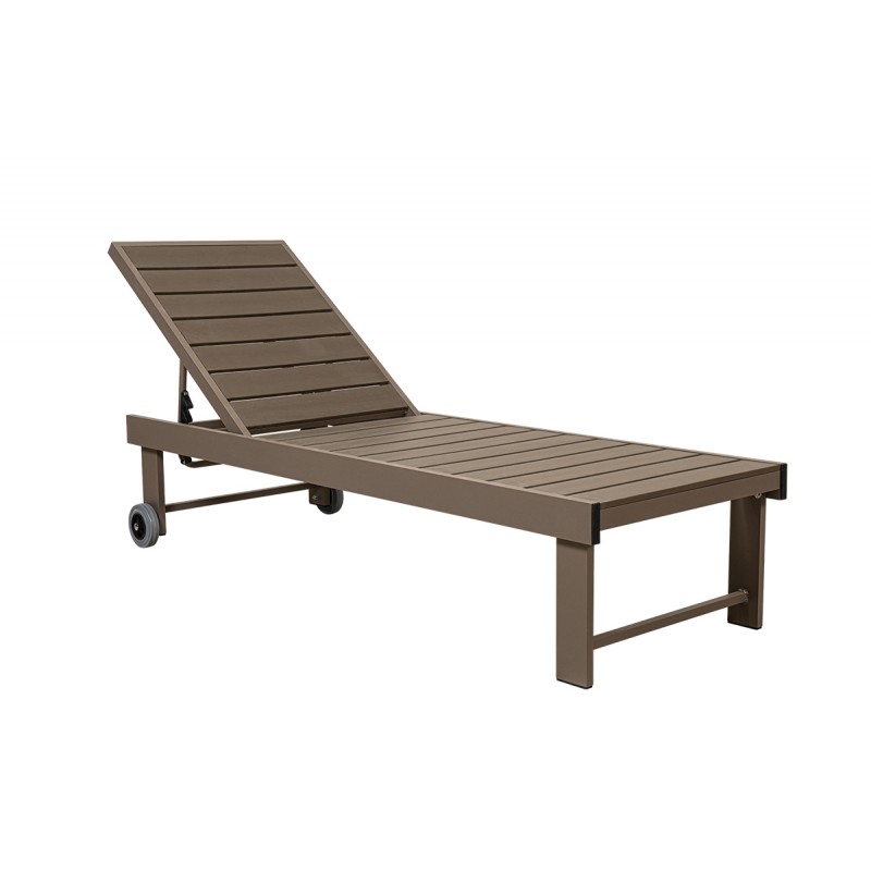 Ανακλινόμενη Ξαπλώστρα Pollywood 5 Θέσεων Με Αλουμίνιο Σκελετό Κωδικός: 203484