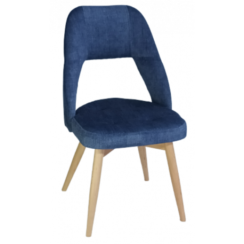 NICE-CH καρέκλα ξύλινη με ταπετσαρία ΧΡΩΜΑ ΕΠΙΛΟΓΗΣ, 51x62x89