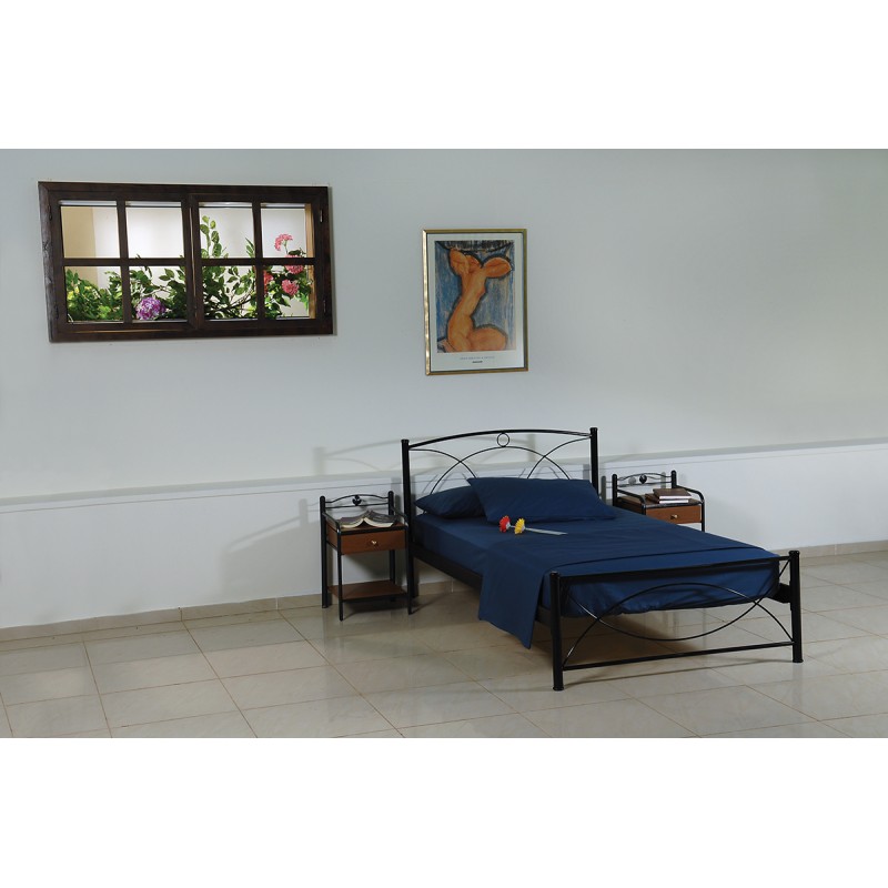 King Size Μεταλλικό Κρεβάτι Βέλος 168 x 208cm Κωδικός: 23985