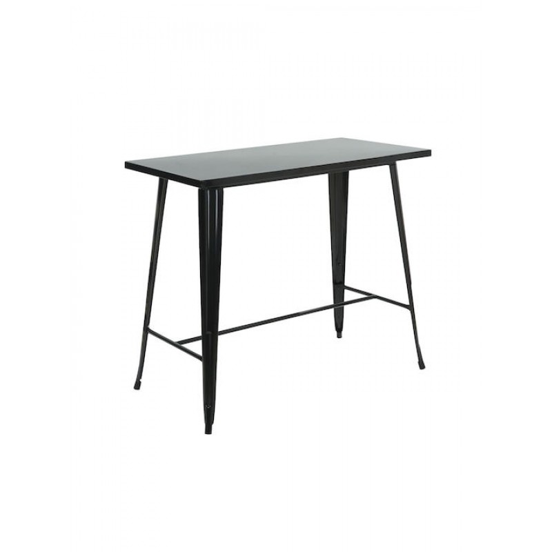 RELIX Τραπέζι Bar-Pro, Μέταλλο Βαφή Μαύρο Κωδικός: [Ε-00025521] Ε5212,1