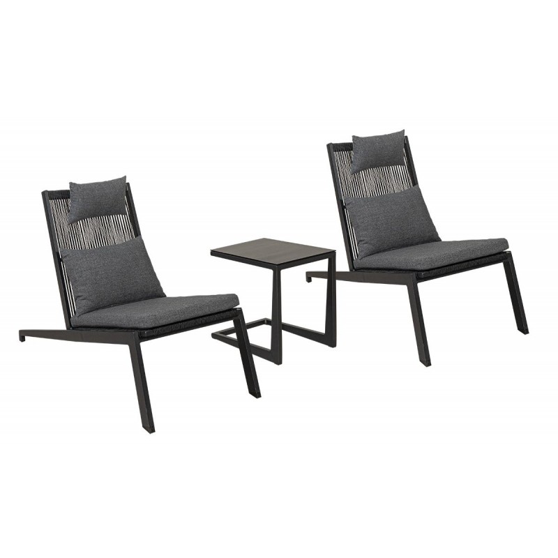 NOSTOS Καθιστικό Σέτ Αλουμινίου ,3 Τεμαχίων Κωδικός: 22468