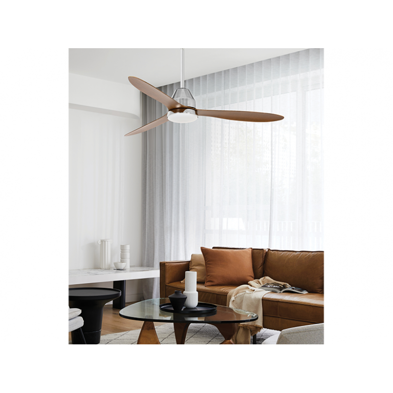 Lucci Air Whitehaven Brushed Chrome DC SKU	80213045