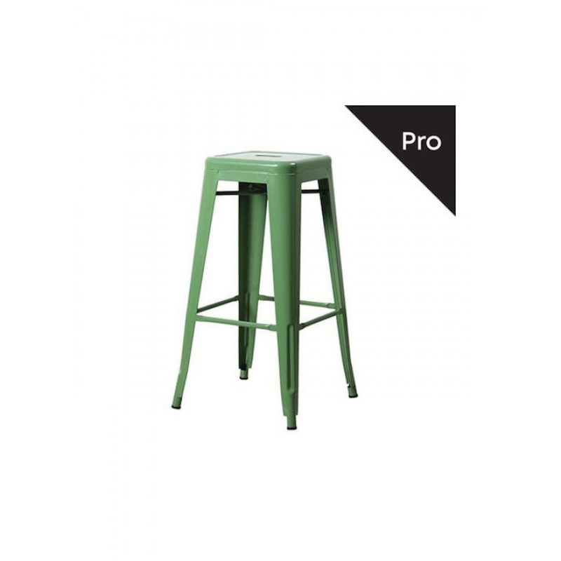 RELIX Σκαμπό Bar-Pro, Στοιβαζόμενο, Μέταλλο Βαφή Πράσινο Κωδικός: [Ε-00014490] Ε5190,3