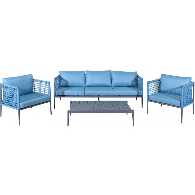 HAWAII Καθιστικό Σέτ Αλουμινίου ,4 Τεμαχίων - 223884