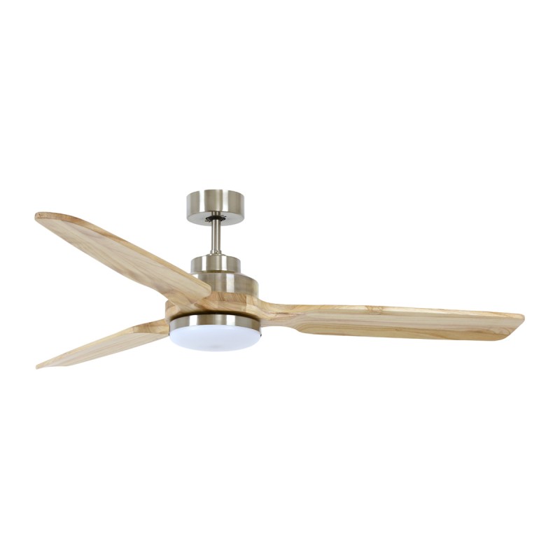 Lucci Air Shoalhaven Brushed Chrome/Ashwood SKU	80213053