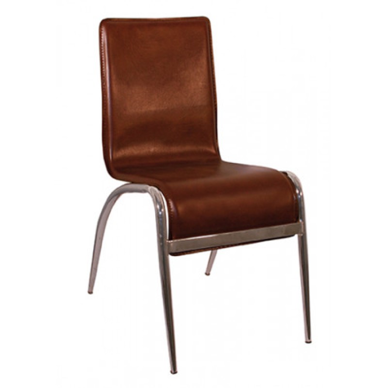 MDC-89 καρέκλα χρωμίου με τεχνόδερμα ΕΠΙΛΟΓΗΣ, 45x59x84