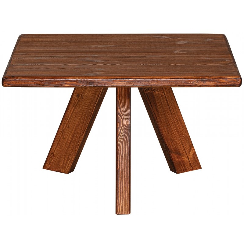 Ξύλινο Τετράγωνο Τραπέζι Απο Ξύλο Πέυκου 60 x 60 x 40(h)cm Κωδικός: 22534