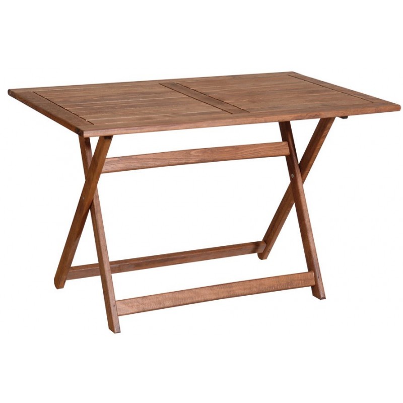 Ξύλινο Παραλ/μο Πτυσσόμενο Τραπέζι Οξυά 75(W) x 120(L) x 75(H)cm Κωδικός: 213710