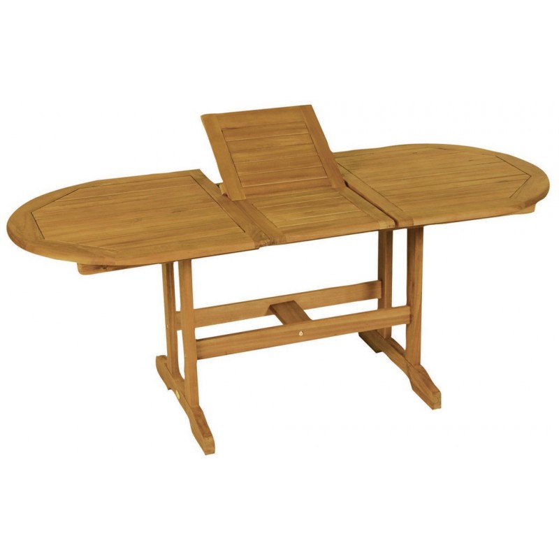 Οβάλ Επεκτεινόμενο τραπέζι Acacia ,140 + 40 = 180 x 80 x 75(H)cm Κωδικός: STA-18/8 OVAL AC
