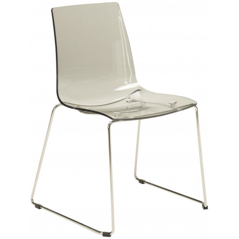 LOLLIPOP SLITTA καρέκλα polycarbonate ΔΙΑΦΑΝΟ