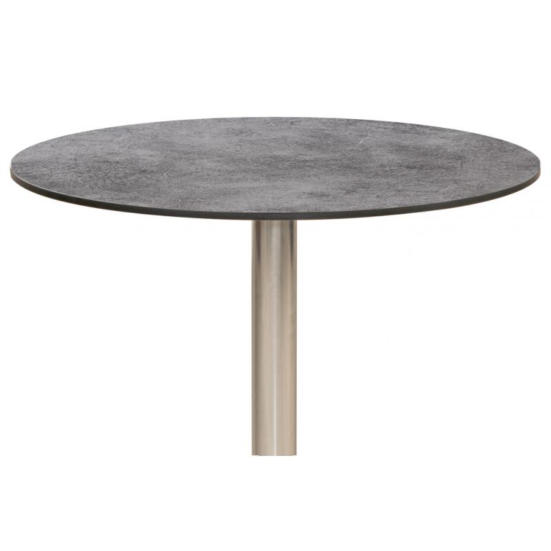 Γκρί Στρογγυλή Επιφάνεια Hpl Τραπεζιού 90cm Κωδικός: 251471