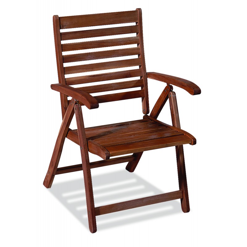 Ξύλινη Πτυσσόμενη Πολυθρόνα Χαμηλής Πλάτης Με 5 Θέσεις ,Acacia Κωδικός: MOJ-5LB-AC