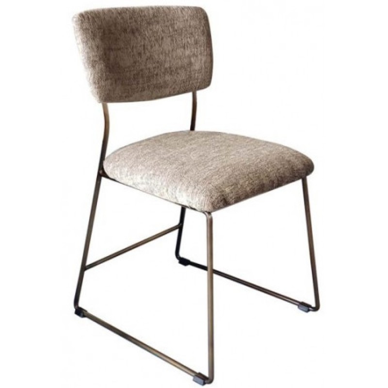 TS-555 καρέκλα εξοπλισμού μεταλλική με ταπετσαρία ΧΡΩΜΑ ΕΠΙΛΟΓΗΣ, 45x46xH80