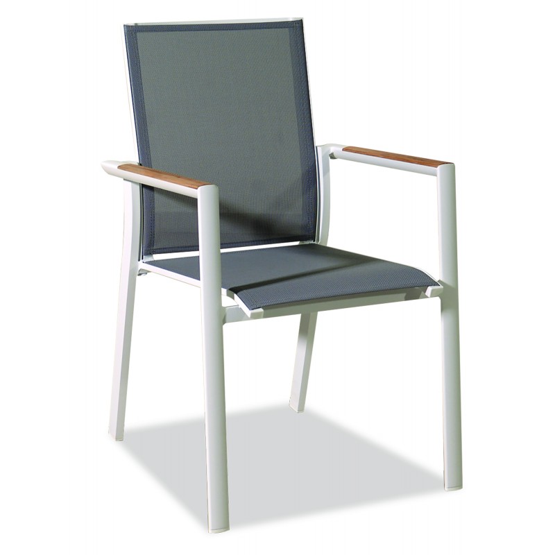 ALABAMA Πολυθρόνα Αλουμινίου Με Διάτρητο Ύφασμα Κωδικός: 223922