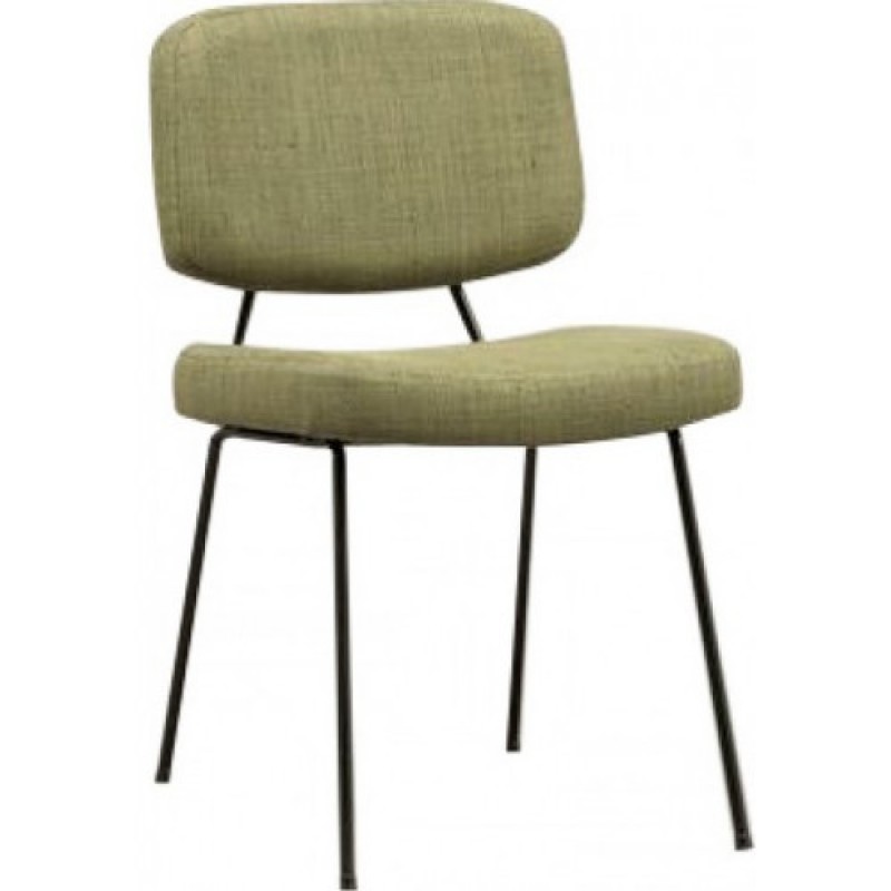  ΚΡΙΣΤΑ-Κ καρέκλα εξοπλισμού μεταλλική με ταπετσαρία ΧΡΩΜΑ ΕΠΙΛΟΓΗΣ, 50x50x84