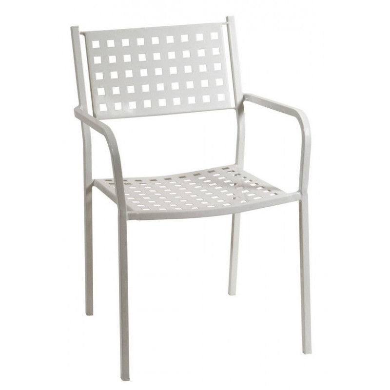 Μεταλλική Στοιβαζόμενη Πολυθρόνα 54 x 51 x 84(h)cm Κωδικός: 165450