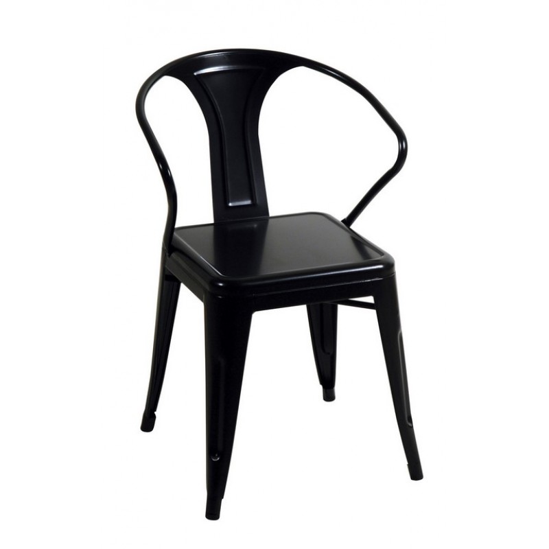 Γαλβανισμένη Μεταλλική Στοιβαζόμενη Πολυθρόνα 49 x 53.5 x 79(h)cm Κωδικός: SM-1026-B