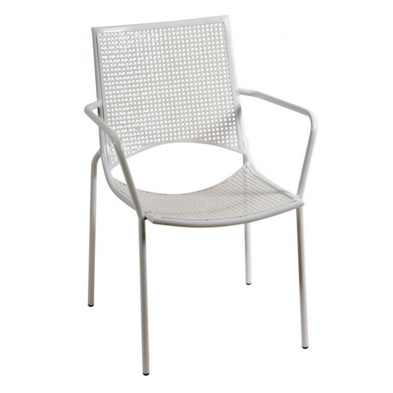 Μεταλλική Στοιβαζόμενη Πολυθρόνα 57 x 61 x 86(h)cm Κωδικός: 165454