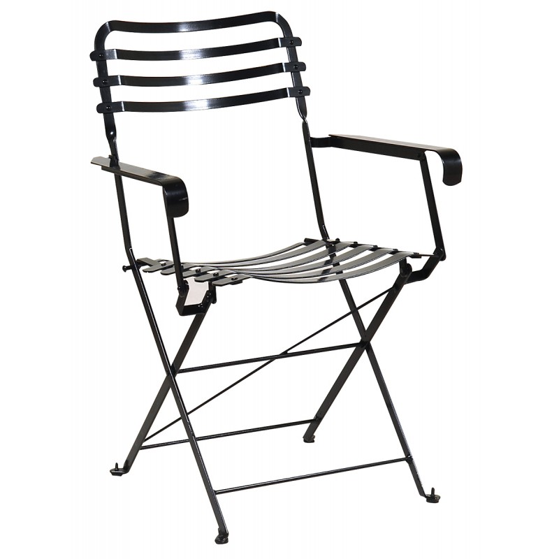 Αγαλβάνιστη Πτυσσόμενη Μεταλλική Πολυθρόνα Ζαππείου Με Ηλεκτροσυγκόλληση 57 x 57 x 83(h)cm Κωδικός: 6195-Α