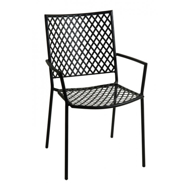 Μεταλλική Στοιβαζόμενη Πολυθρόνα 57 x 62 x 89(h)cm Κωδικός: 156452