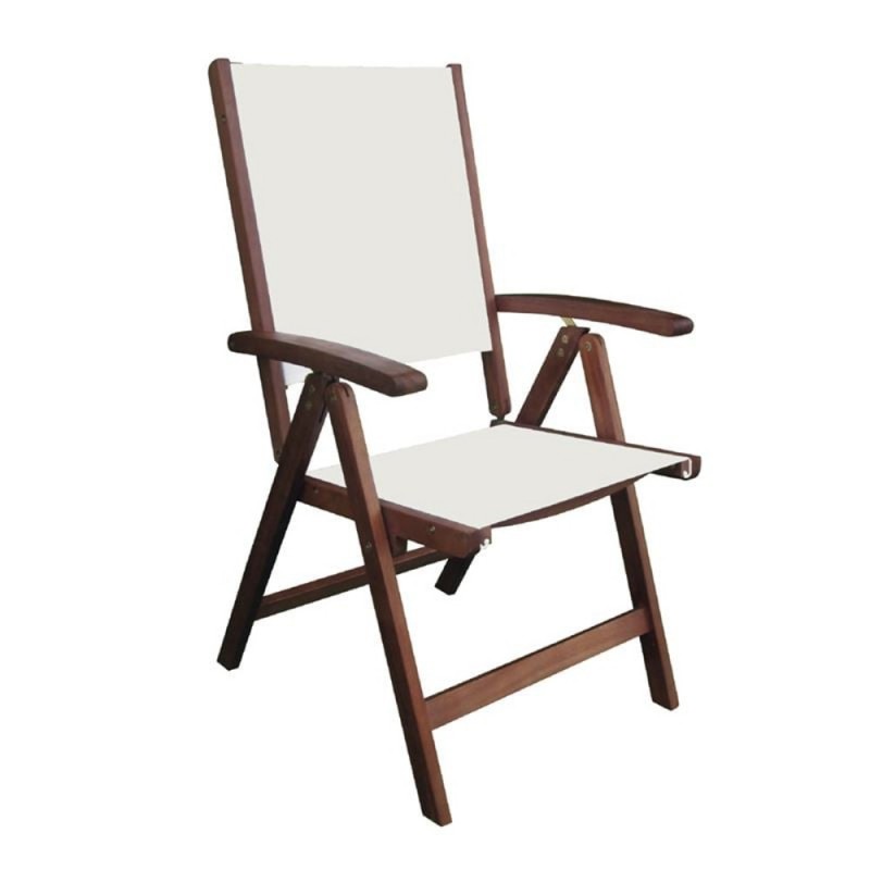 CRICKET Πολυθρόνα 5-Θέσεων Ξύλο Acacia, Textilene Άσπρο Κωδικός: [Ε-00020130] Ε20121,9 ΔΙΑΣΤΑΣΕΙΣ 58x70x105cm