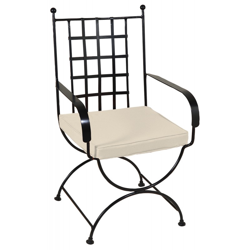 Γαλβανισμένη Μεταλλική Πολυθρόνα Μασίφ Καρέ 58 x 62 x 98(h)cm Κωδικός: 3783