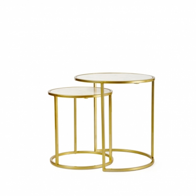 Τραπεζάκι βοηθητικό BURJ 2pcs  Κωδικός: IMP 016 - 017