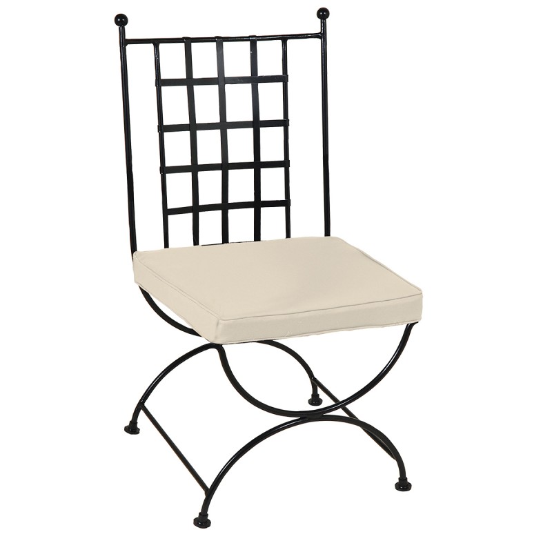 Γαλβανισμένη Μεταλλική Καρέκλα Μασίφ Καρέ 50 x 62 x 98(h)cm Κωδικός: 3782