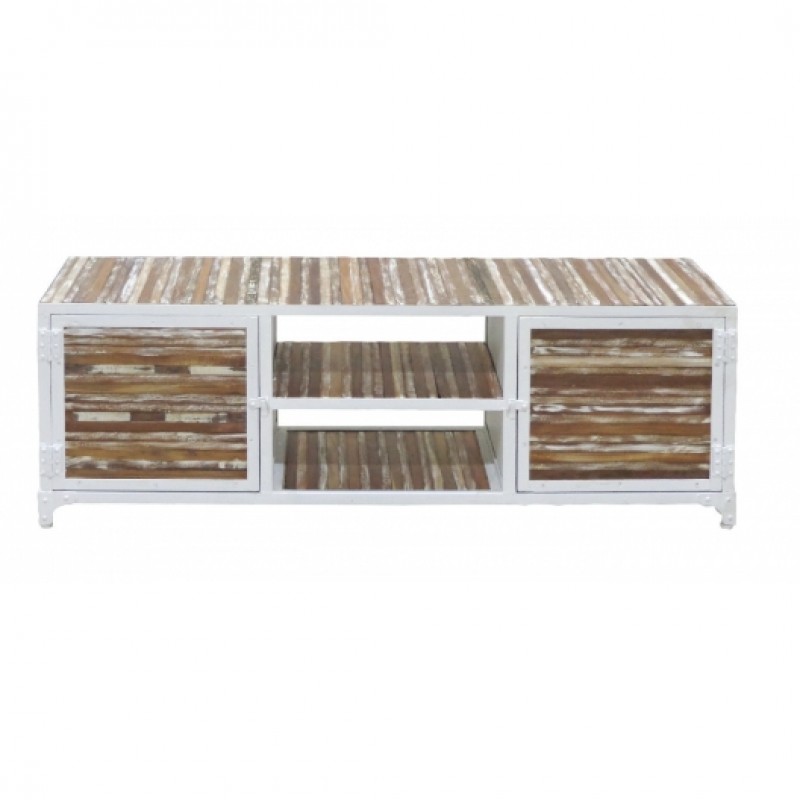 Έπιπλο τηλεόρασης με 2 ντουλάπια & 2 ράφια  Κωδικός: KRA 155