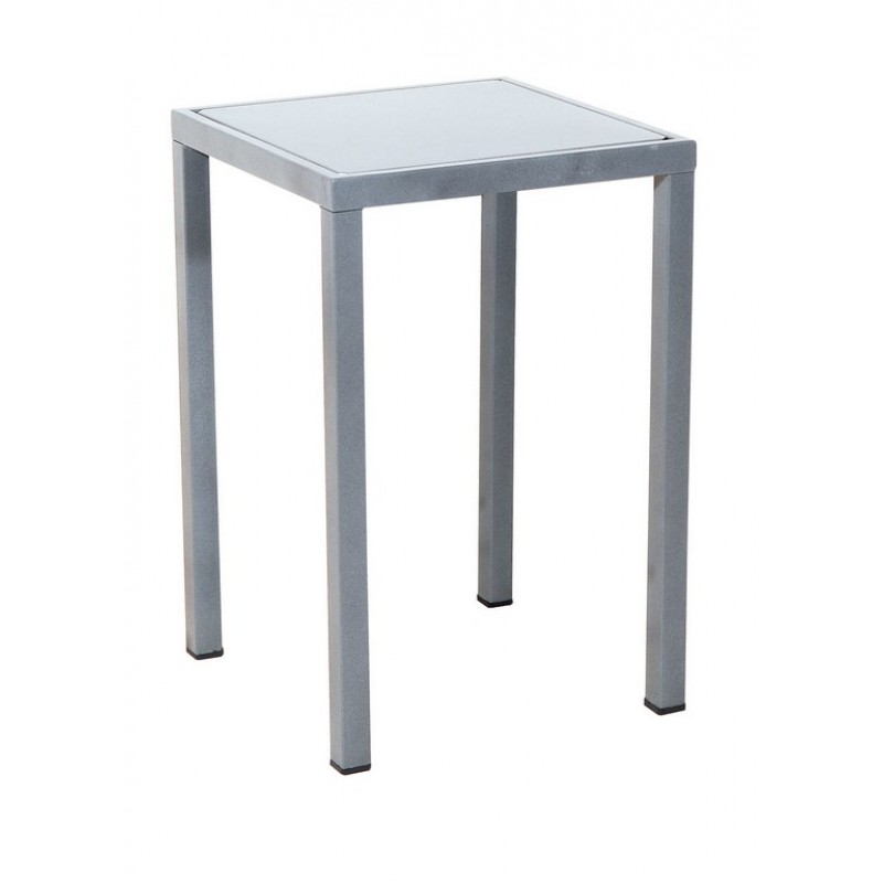 Αγαλβάνιστο Τετράγωνο Μεταλλικό Τραπέζι 50 x 50 x 74(h)cm Κωδικός: 191542