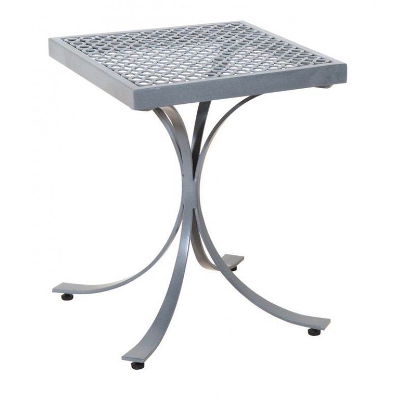 Γαλβανισμένο Τετράγωνο Μεταλλικό Τραπέζι 45 x 45 x 57(h)cm Κωδικός: 191519