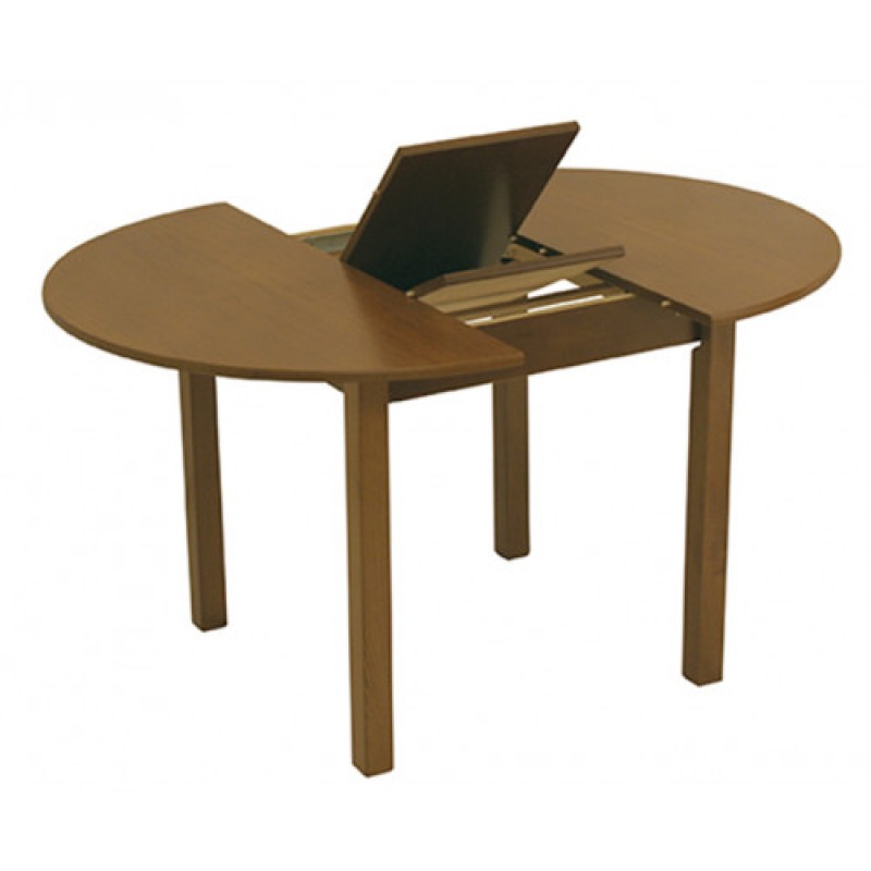 Τ-06 τραπέζι κουζίνας ξύλινo ΧΡΩΜΑ ΕΠΙΛΟΓΗΣ, Φ110(+35)xH75