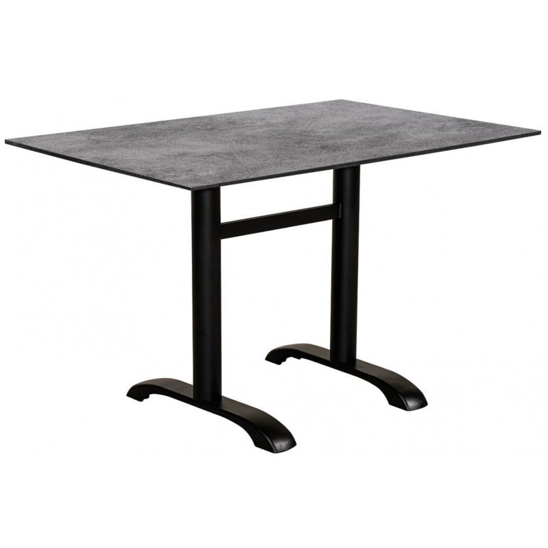 Παραλληλόγραμμο Μεταλλικό Τραπέζι Με Επιφάνεια Compact Hpl Γκρί 120 x 80 x 75(h)cm Κωδικός: 22509