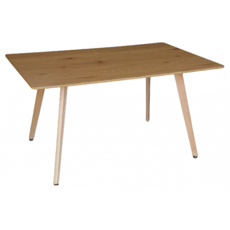 BERT-T τραπέζι ενιαίου χώρου ξύλινo ΦΥΣΙΚΟ, 90x140xH75