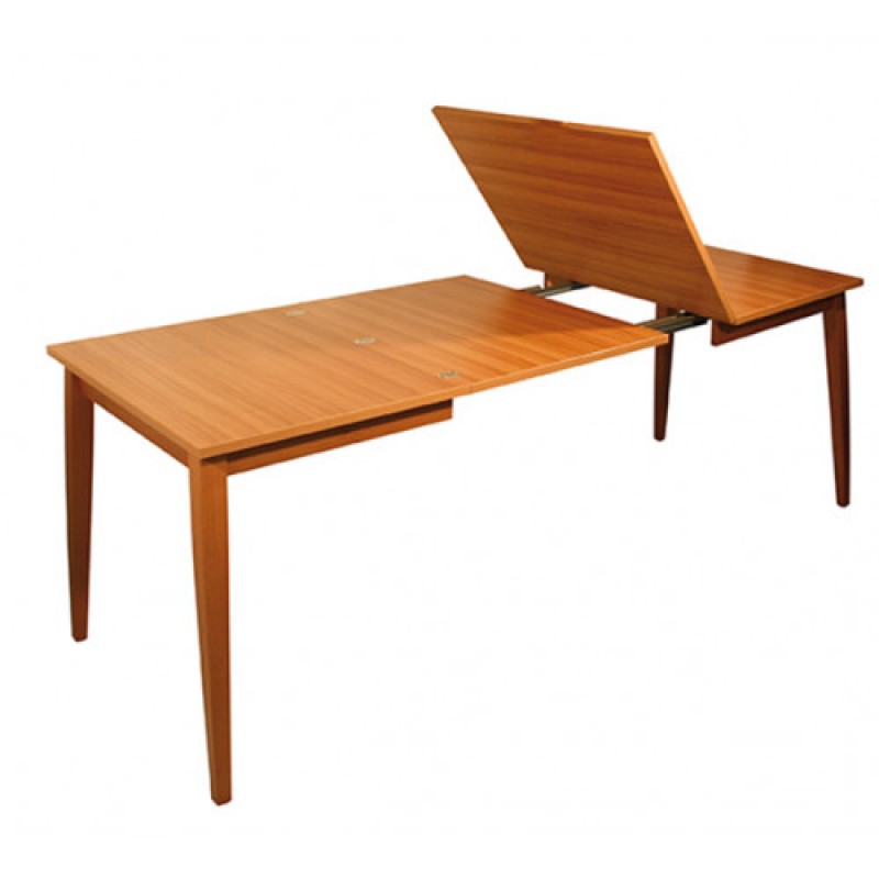 GHIBLI τραπέζι κουζίνας ξύλινo ΜΕΛΙ, 80x120(x2)xH75