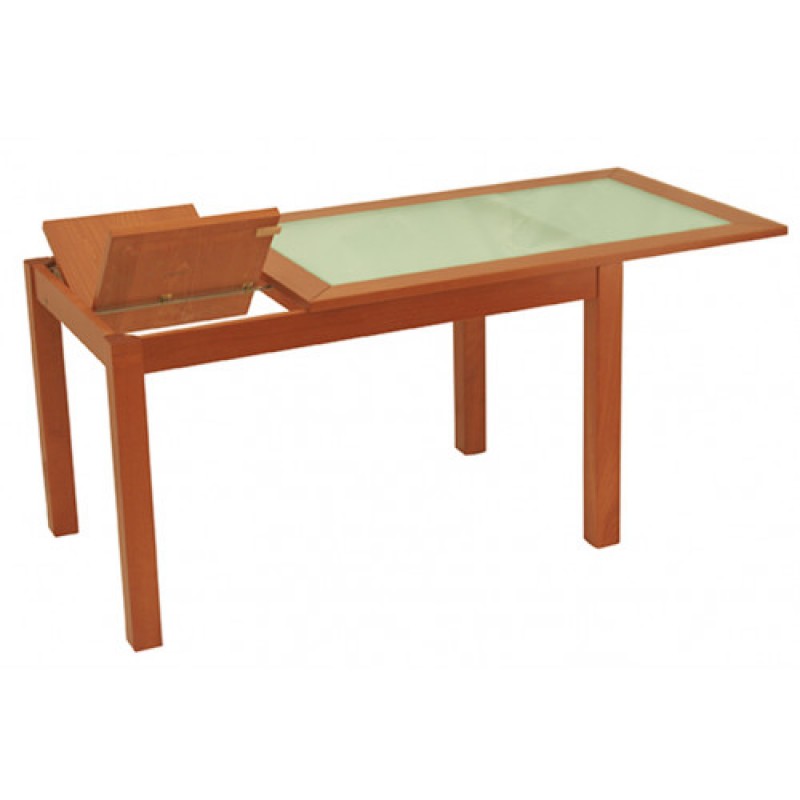 Τ-115 ΤΖΑΜΙ τραπέζι ενιαίου χώρου ξύλινo ΧΡΩΜΑ ΕΠΙΛΟΓΗΣ, 80x120(+40)xH75