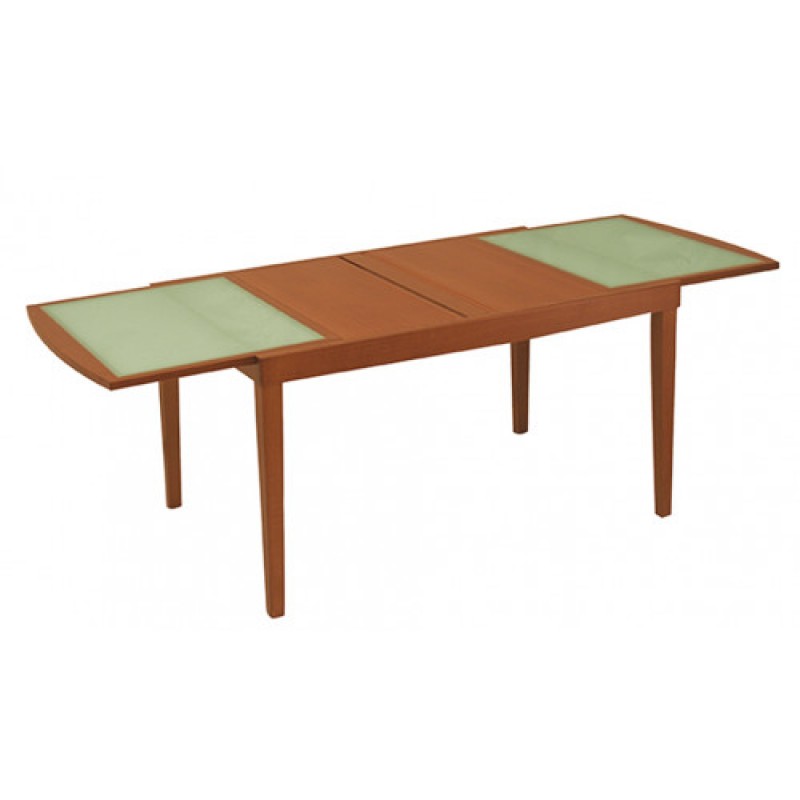 GINERVA-2 τραπέζι ενιαίου χώρου ξύλινo ΧΡΩΜΑ ΕΠΙΛΟΓΗΣ, 86x143(+33+33)xH75